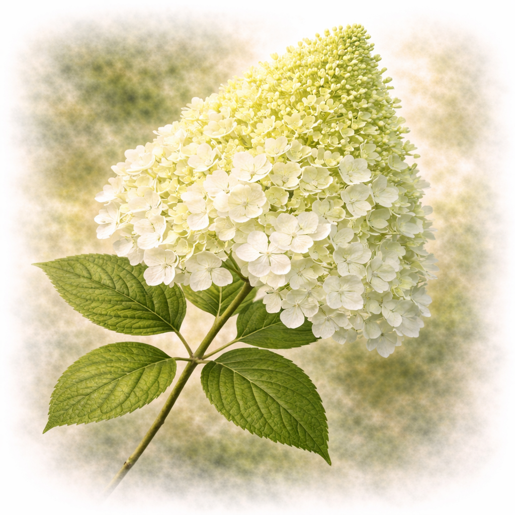 Ortensia paniculata Little Hottie® ‘Bailpanone’ pianta ornamentale compatta da fiore bianco