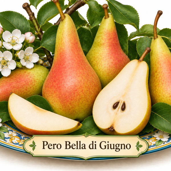 Pero Bella di Giugno – Pyrus communis – vaso Ø 26 – pianta di 3 anni