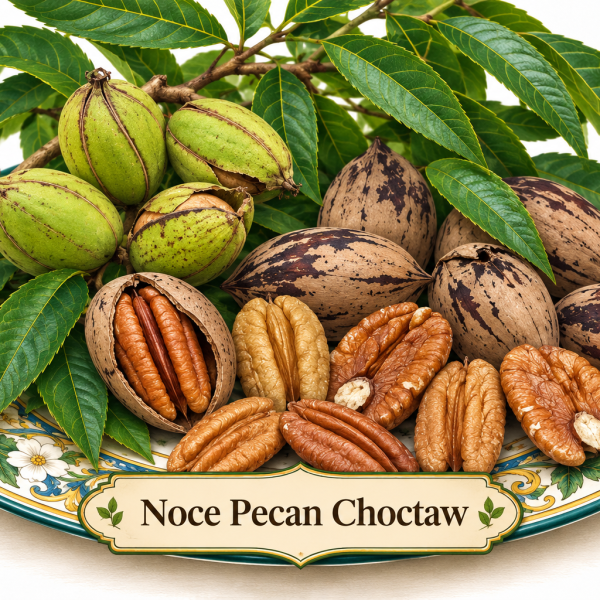 Noce pecan ‘Choctaw’ – Carya illinoinensis – vaso Ø 20 – pianta di 2 anni