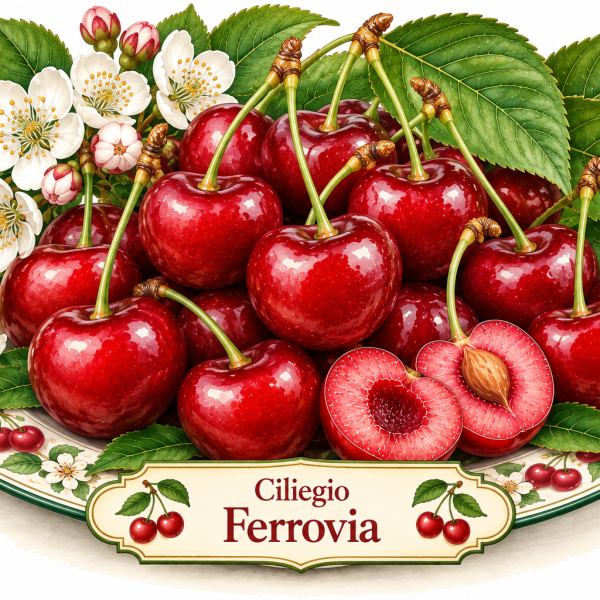 Ciliegio ‘Ferrovia’ – Prunus avium – vaso Ø 26 – pianta di 3 anni