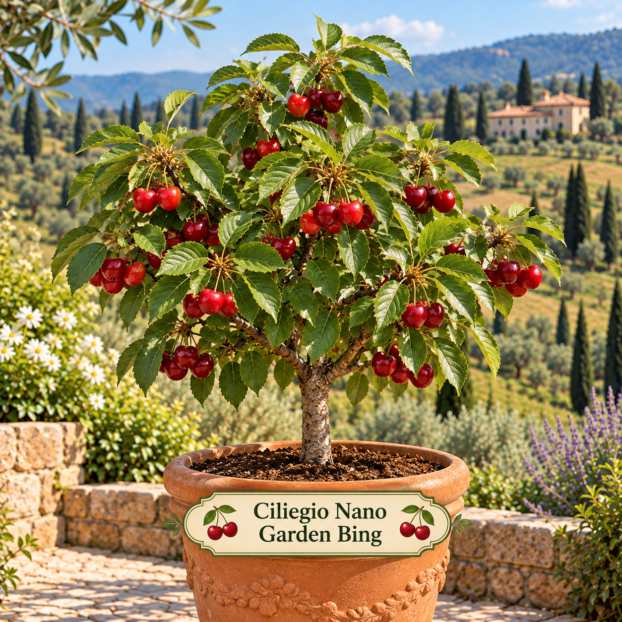 Ciliegio nano – Prunus avium – vaso Ø 26 – pianta di 3 anni