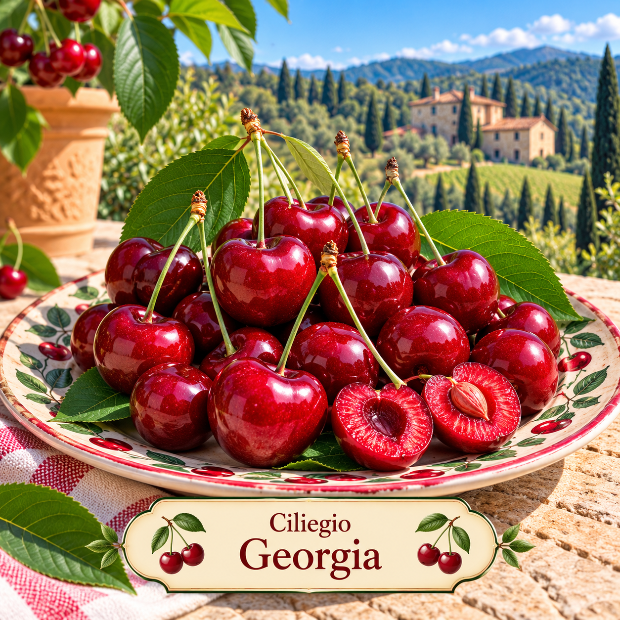 Ciliegio ‘Giorgia’ – Prunus avium – vaso Ø 26 – pianta di 3 anni
