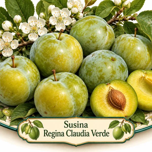 Susino ‘Regina Claudia Verde’ – Prunus domestica – vaso Ø 26 – pianta di 3 anni