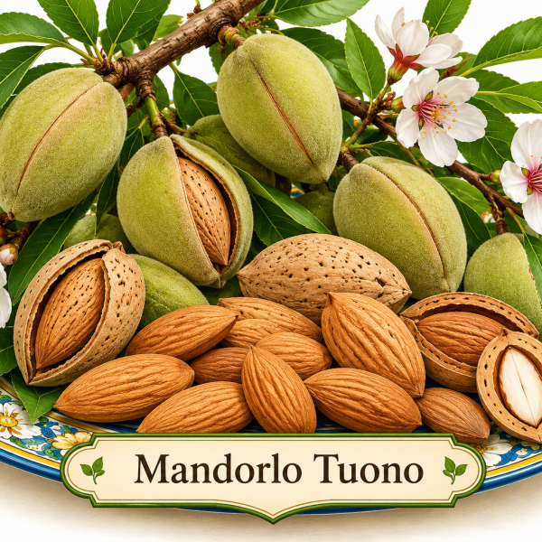 Mandorlo ‘Tuono’ – Prunus dulcis – vaso Ø 26 – pianta di 3 anni