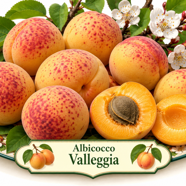 Albicocco ‘Valleggia’ – Prunus armeniaca – vaso Ø 20 – pianta di 2 anni