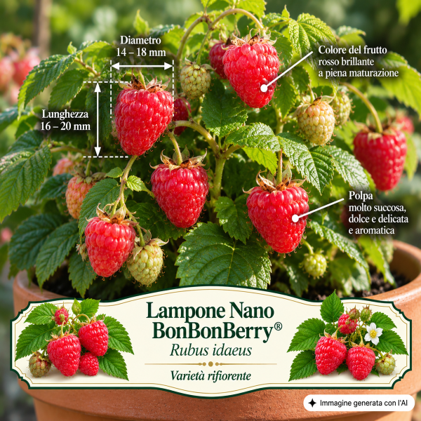 Lampone nano BonBonBerry® Yummy – 2 anni