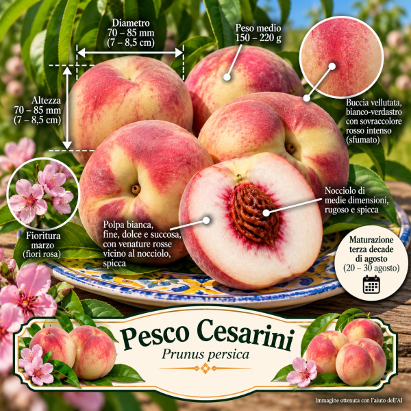 Pesco Cesarini – vaso Ø 26 cm