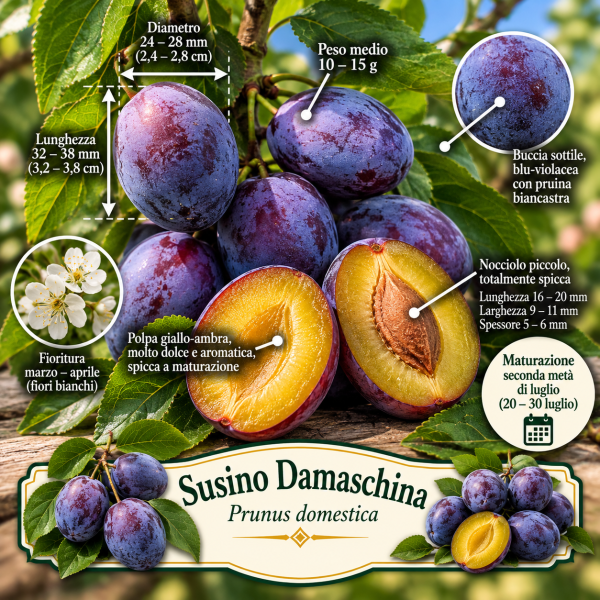 Susino Damaschina – vaso Ø 20 cm