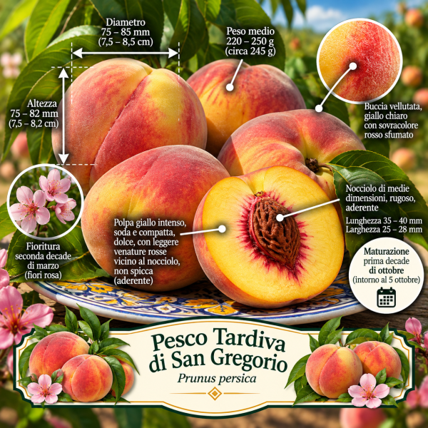 Pesco Tardiva di San Gregorio – vaso Ø 20 cm